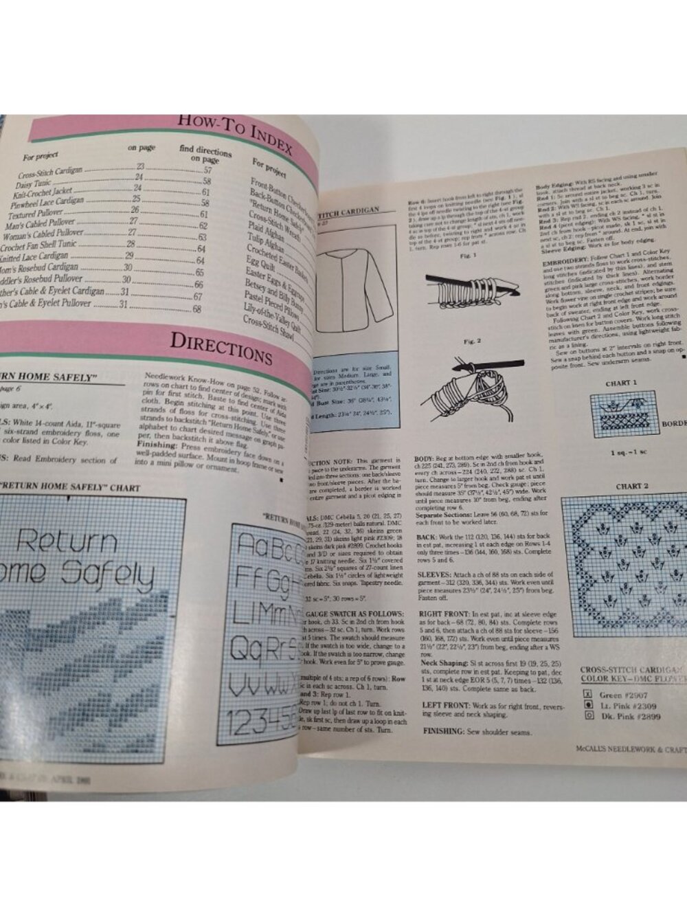 McCalls Needlework Crafts Magazine Lot June October  April 1990 1991 Vintage - Picture 12 of 12